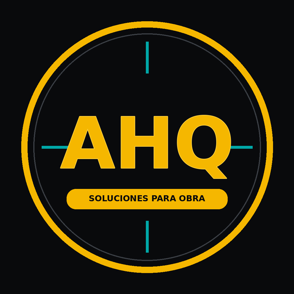 Logo AHQ Soluciones para Obra
